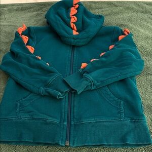 Hanna Andersson Teal Kids Hoodie